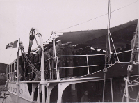 La messa a bordo della nave Alice, Shoal Harbour, luglio/agosto 1933.